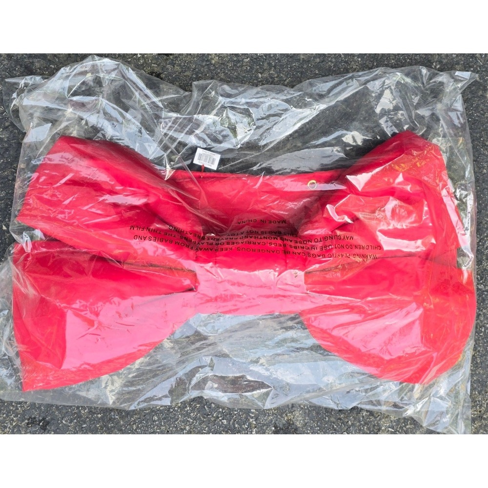 Vickerman 24" Red Nylon Structural Bow Holiday Outdoor Decor Weatherproof New